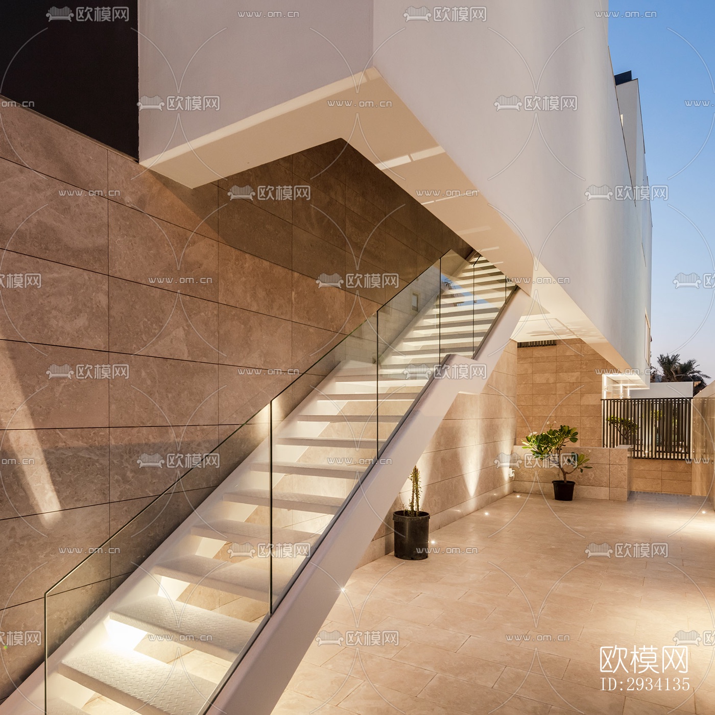 现代别墅效果图下载（渲染图11）