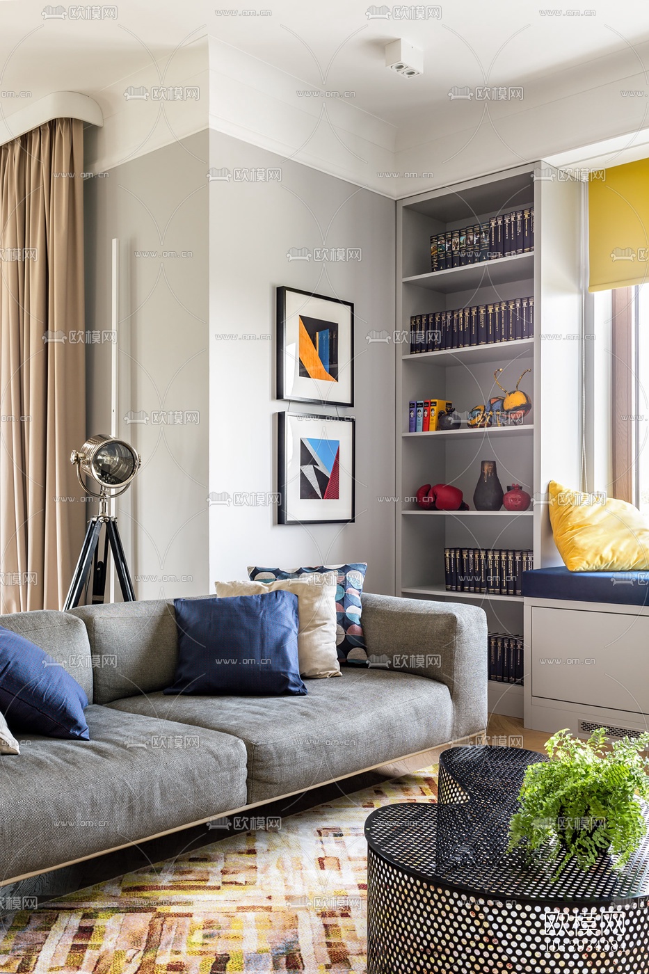 北欧平层效果图下载（渲染图11）