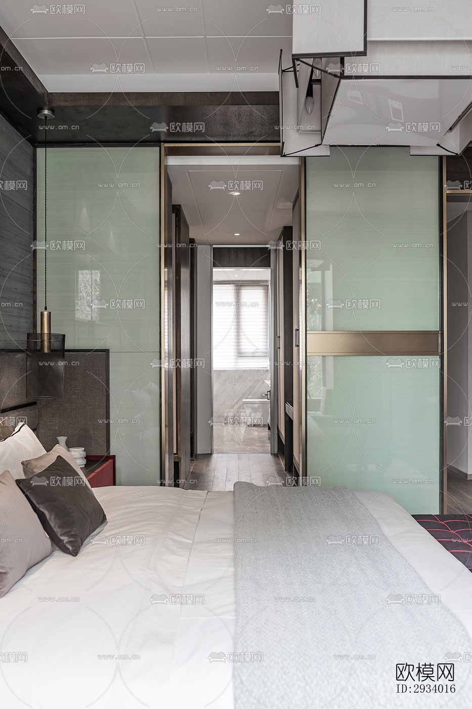 新中式别墅效果图下载（渲染图12）