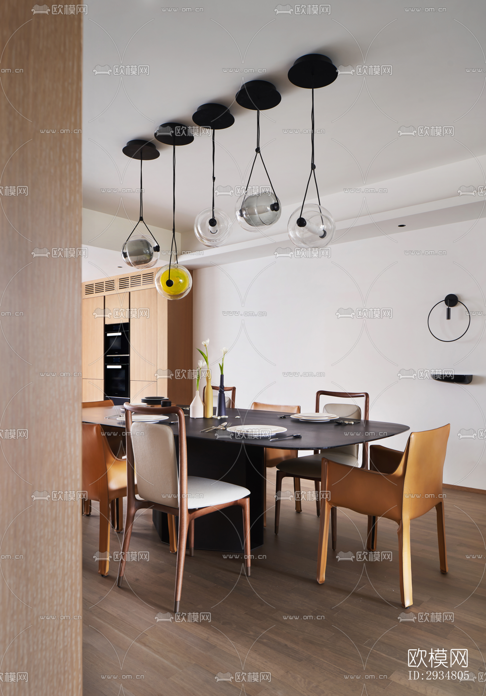 现代平层效果图下载（渲染图11）