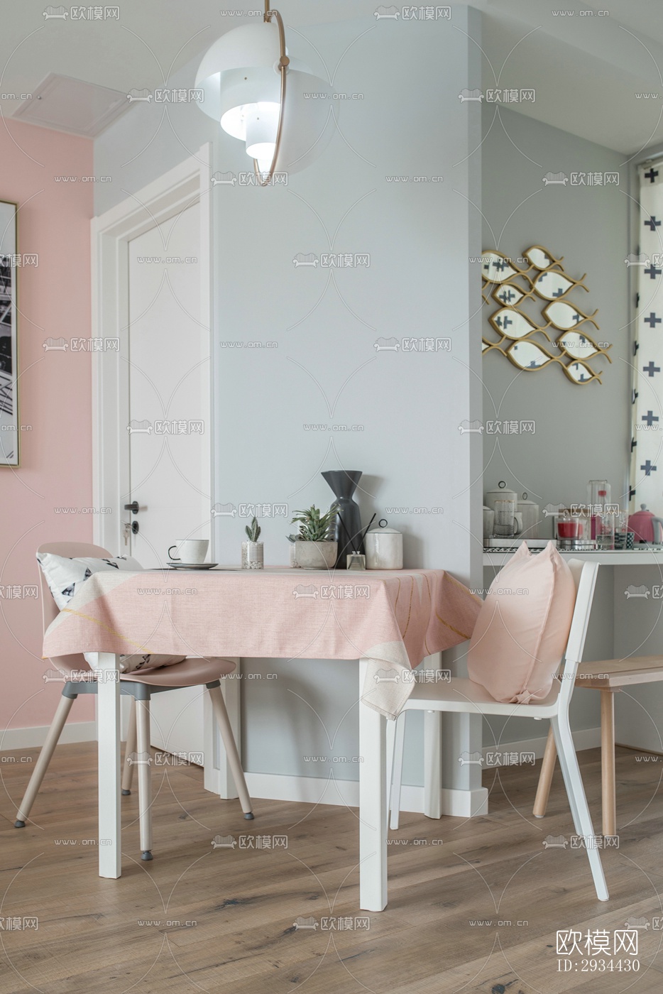 北欧平层效果图下载（渲染图13）