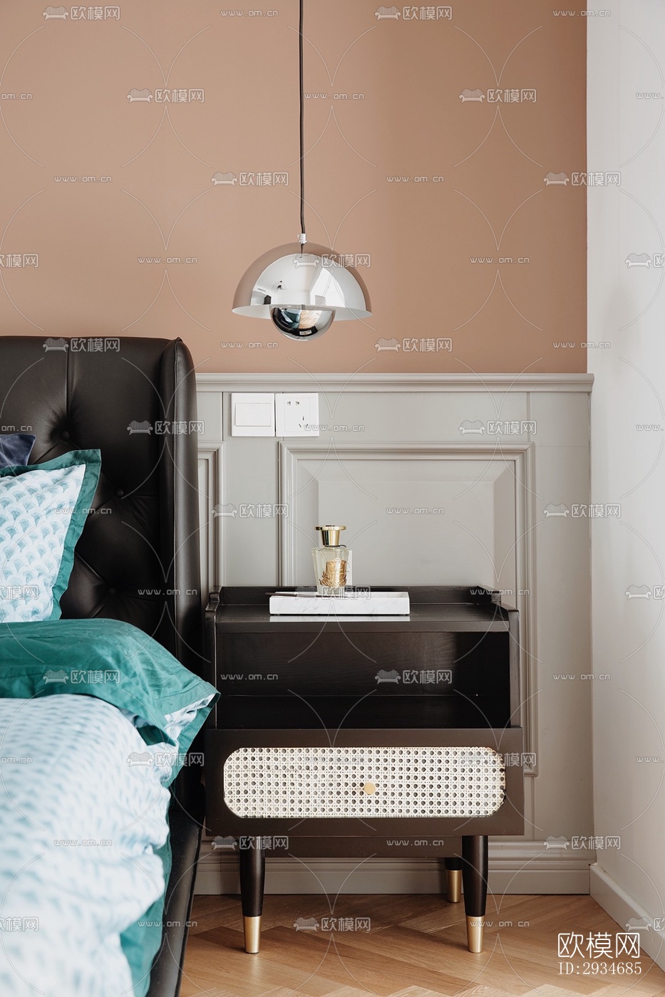 欧式平层效果图下载（渲染图12）