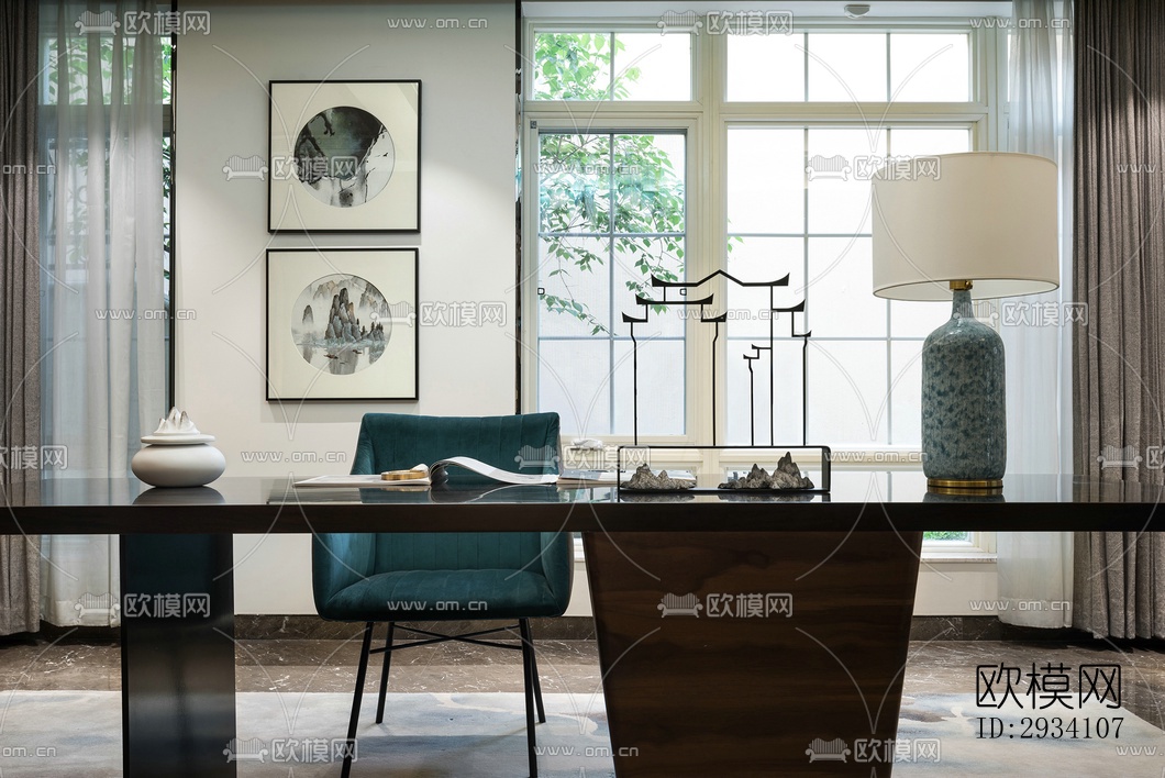 现代别墅效果图下载（渲染图1）