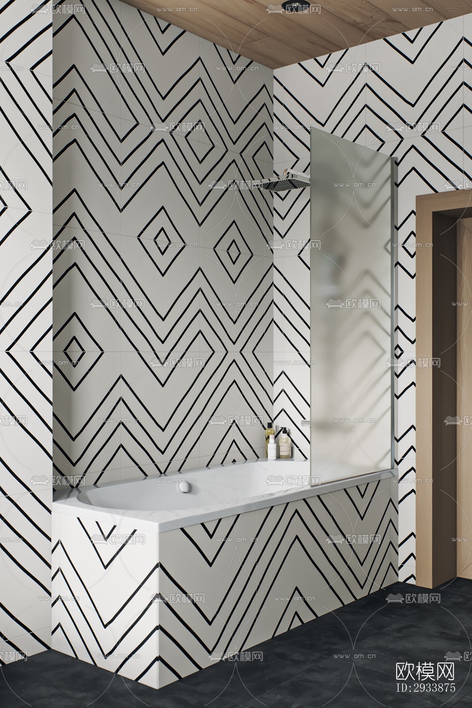 北欧别墅效果图下载（渲染图14）