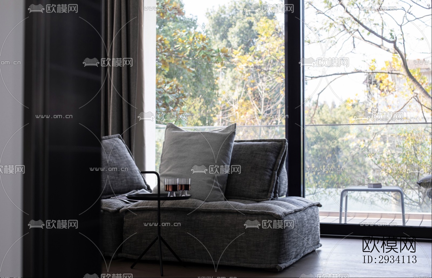 现代别墅效果图下载（渲染图2）