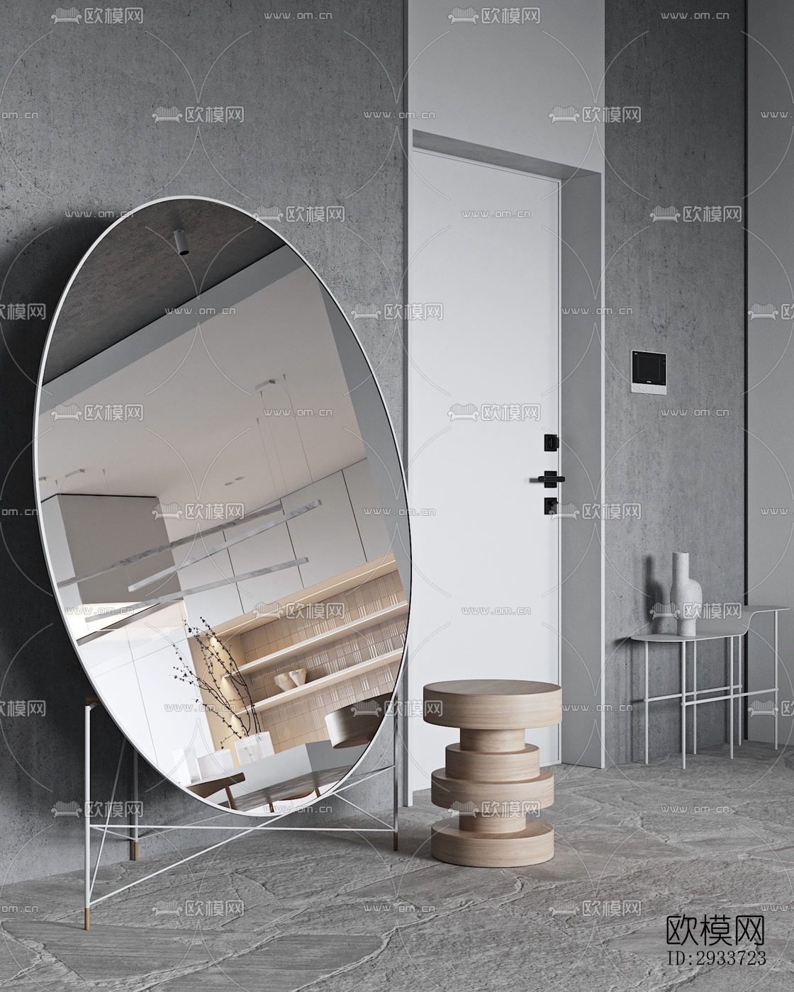 现代公寓效果图下载（渲染图13）