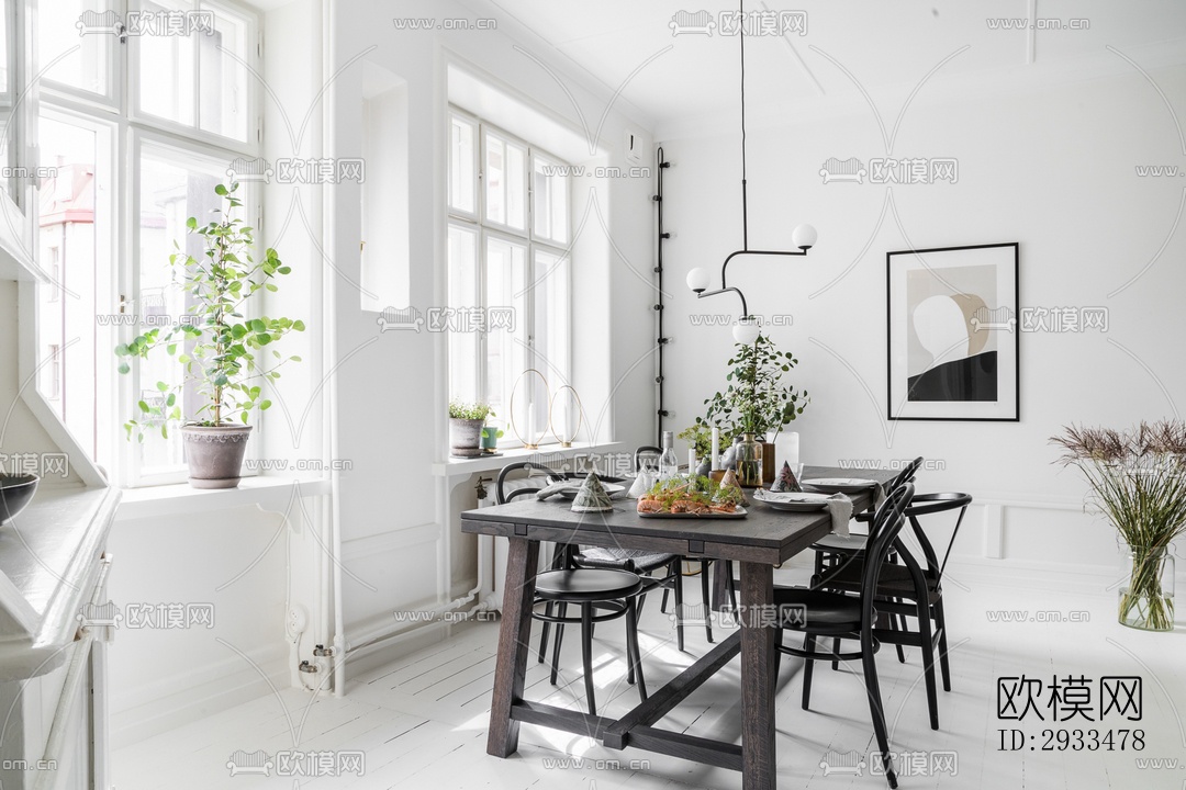 北欧公寓效果图下载（渲染图13）