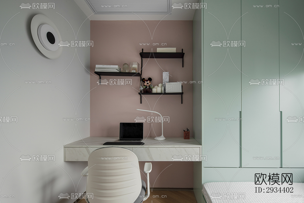 北欧平层效果图下载（渲染图4）