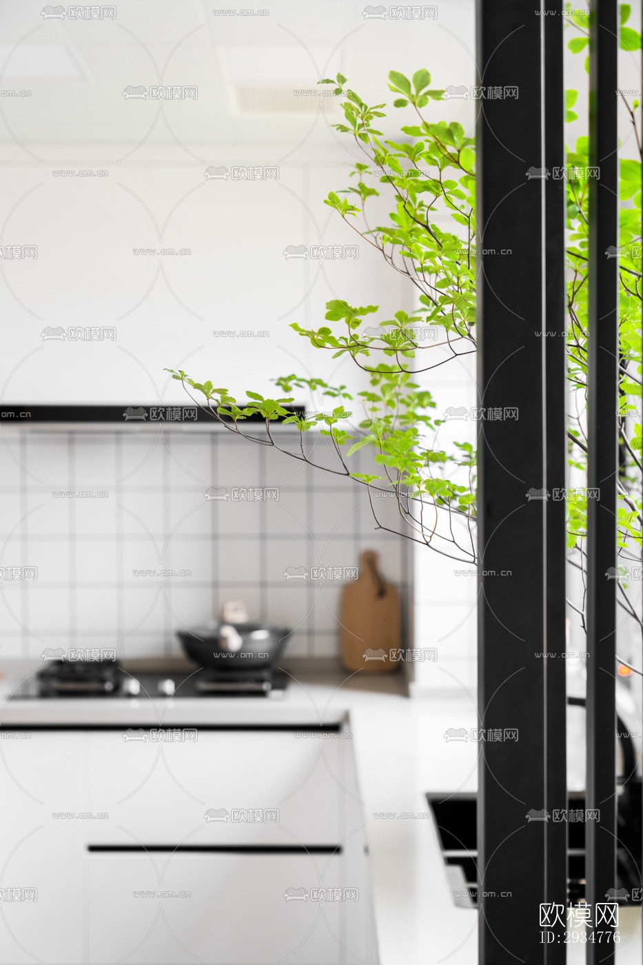 现代平层效果图下载（渲染图16）