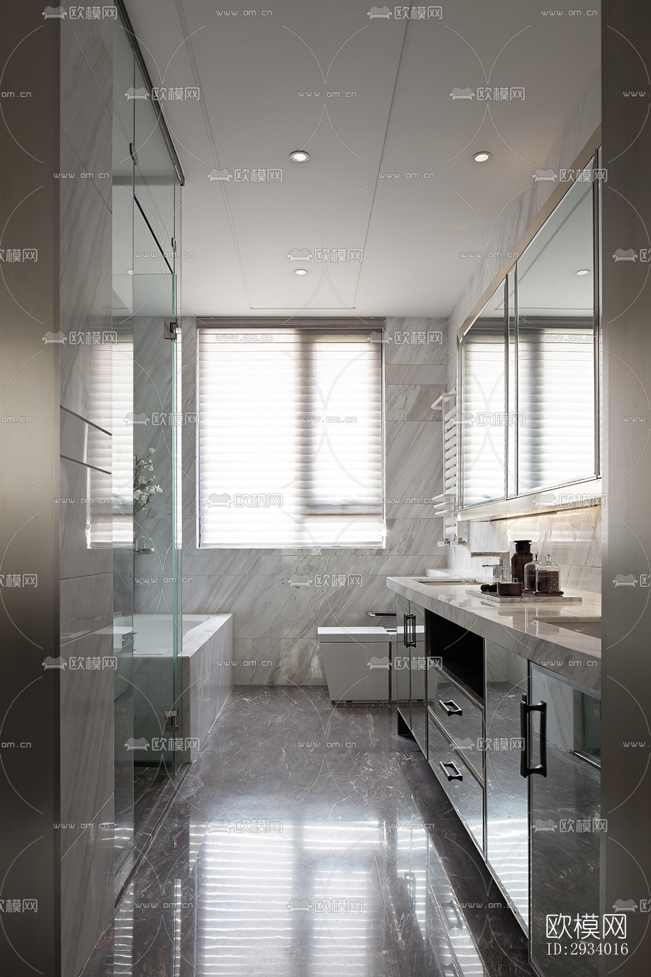 新中式别墅效果图下载（渲染图13）