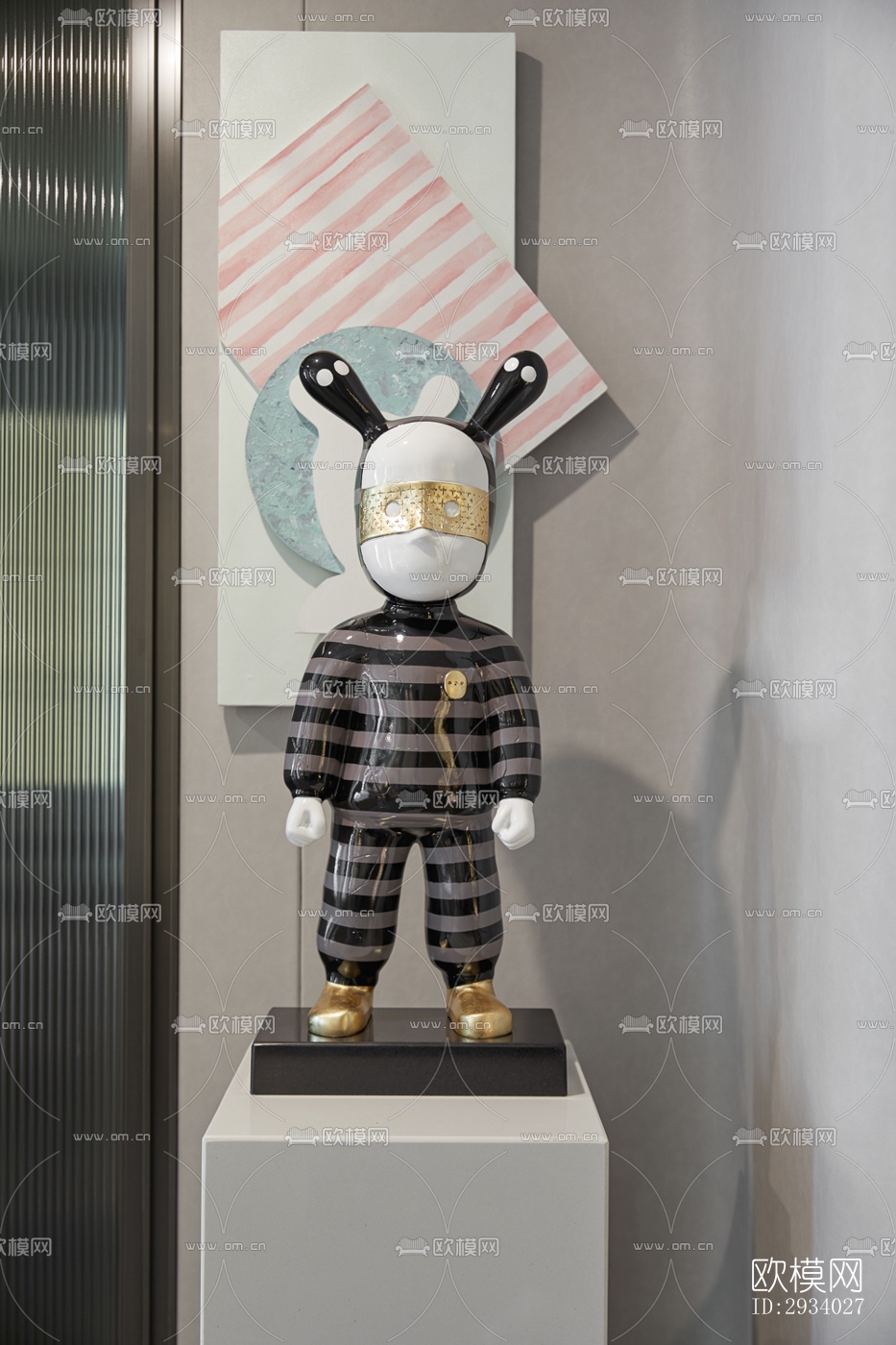 新中式别墅效果图下载（渲染图16）