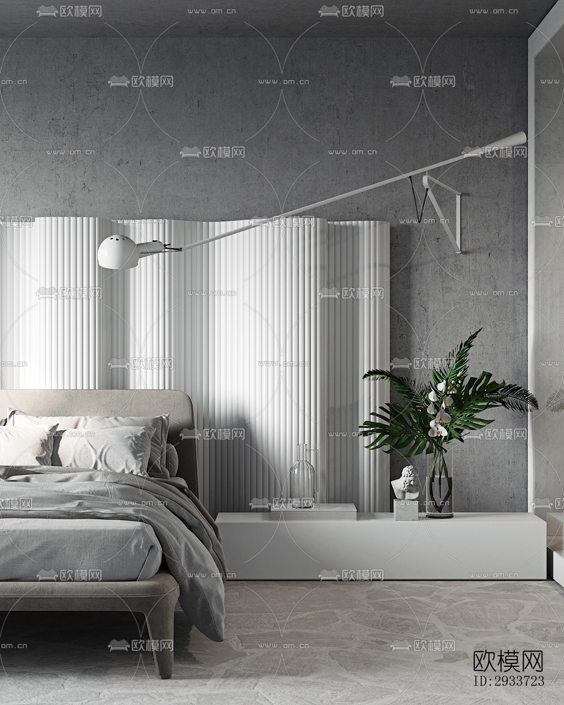 现代公寓效果图下载（渲染图5）