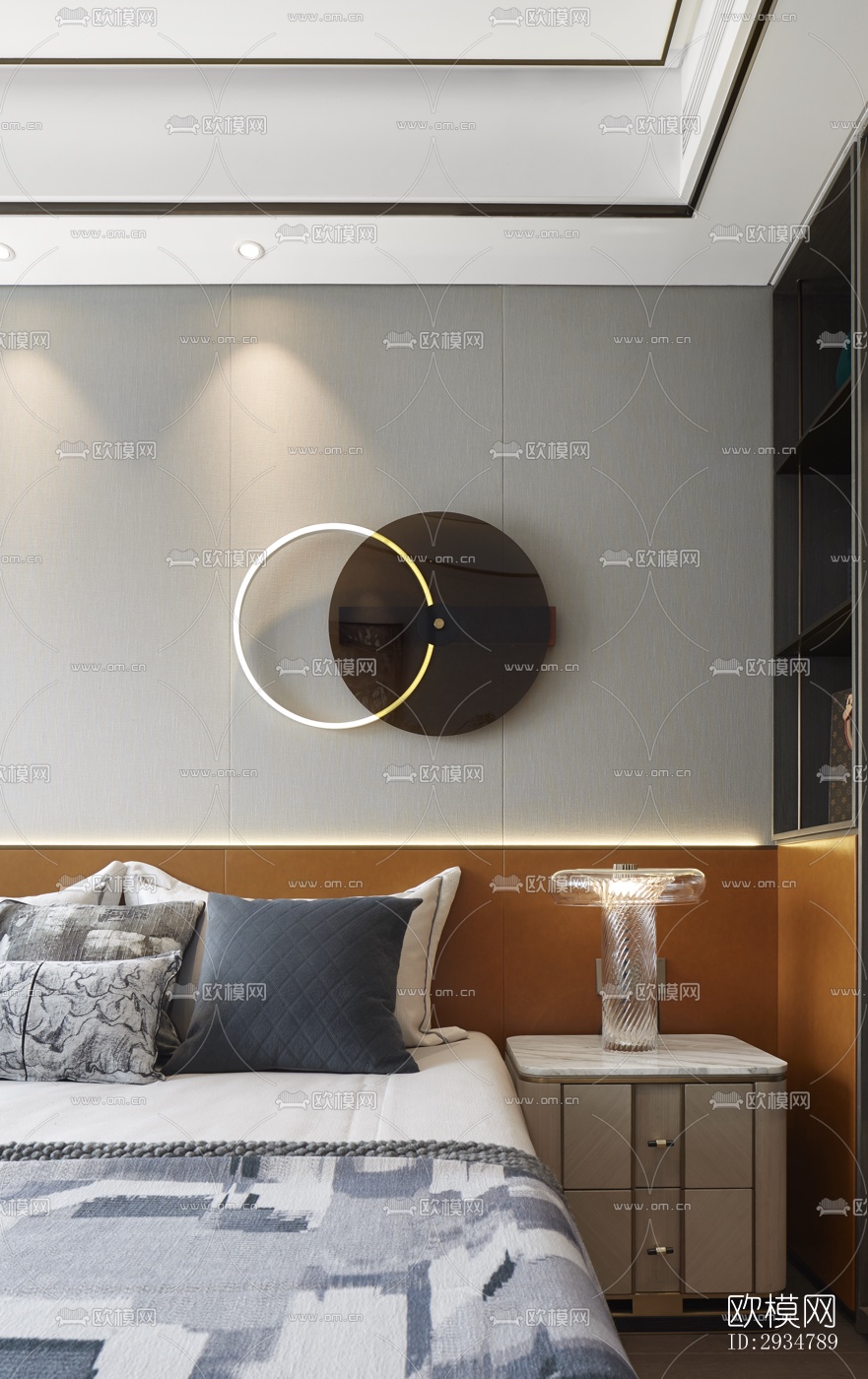 现代平层效果图下载（渲染图11）