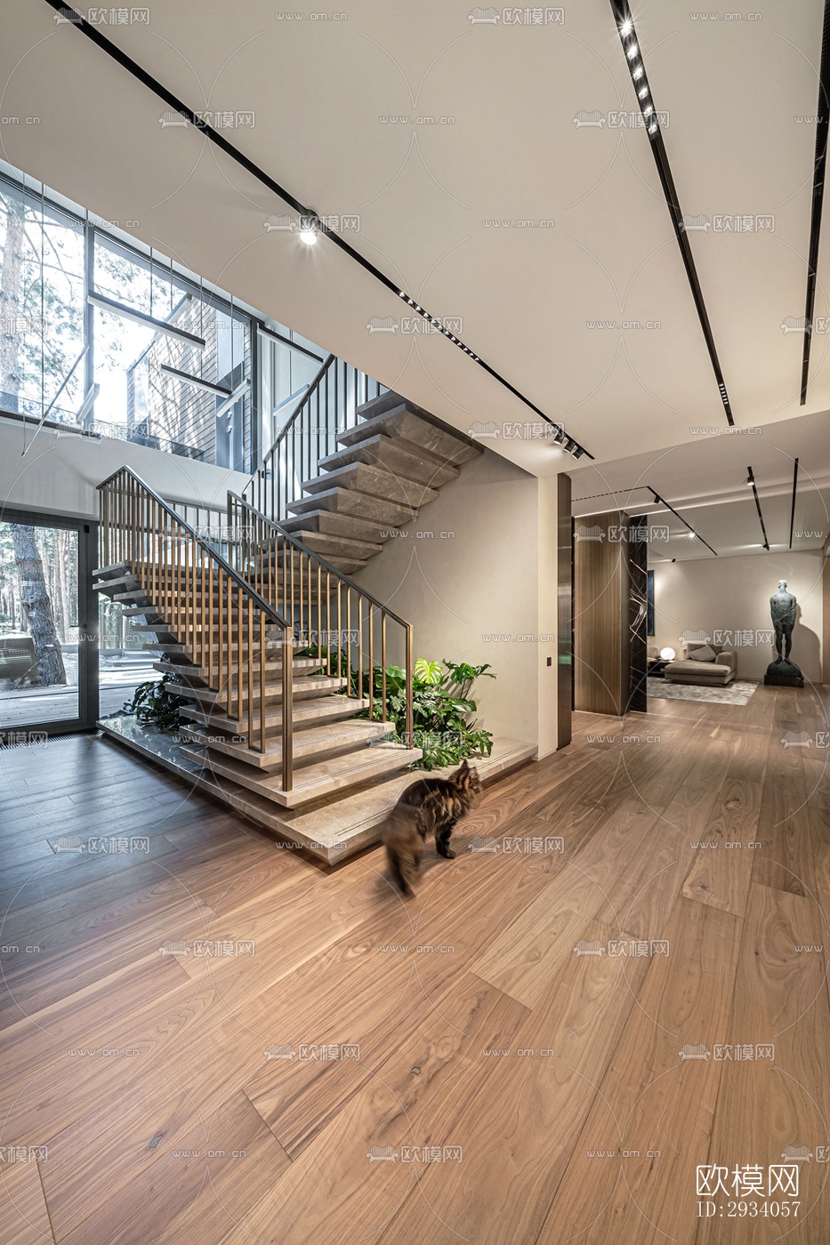 现代别墅效果图下载（渲染图12）