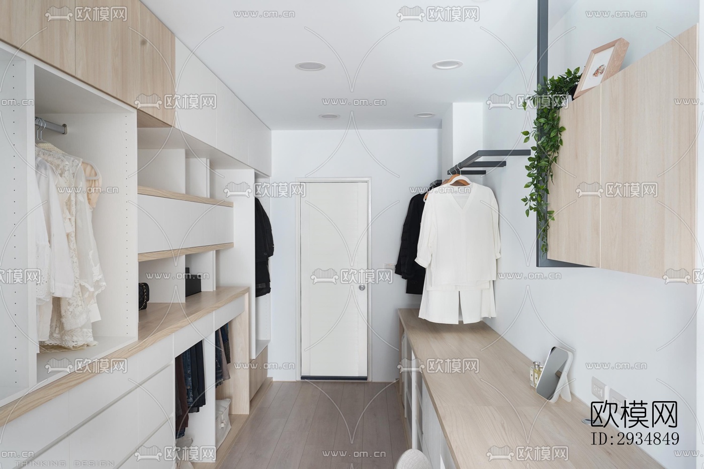 现代平层效果图下载（渲染图13）