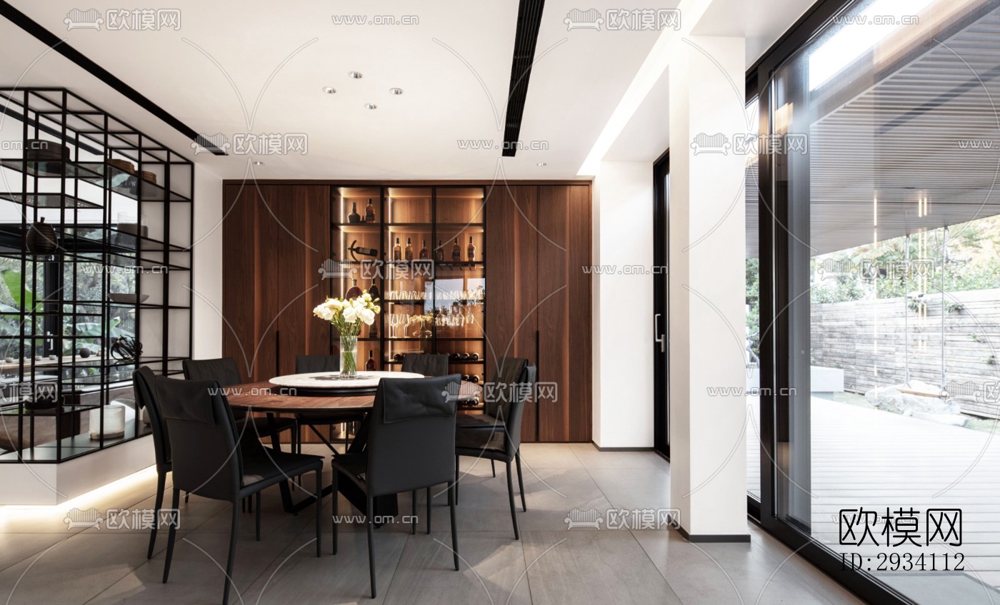 现代别墅效果图下载（渲染图12）