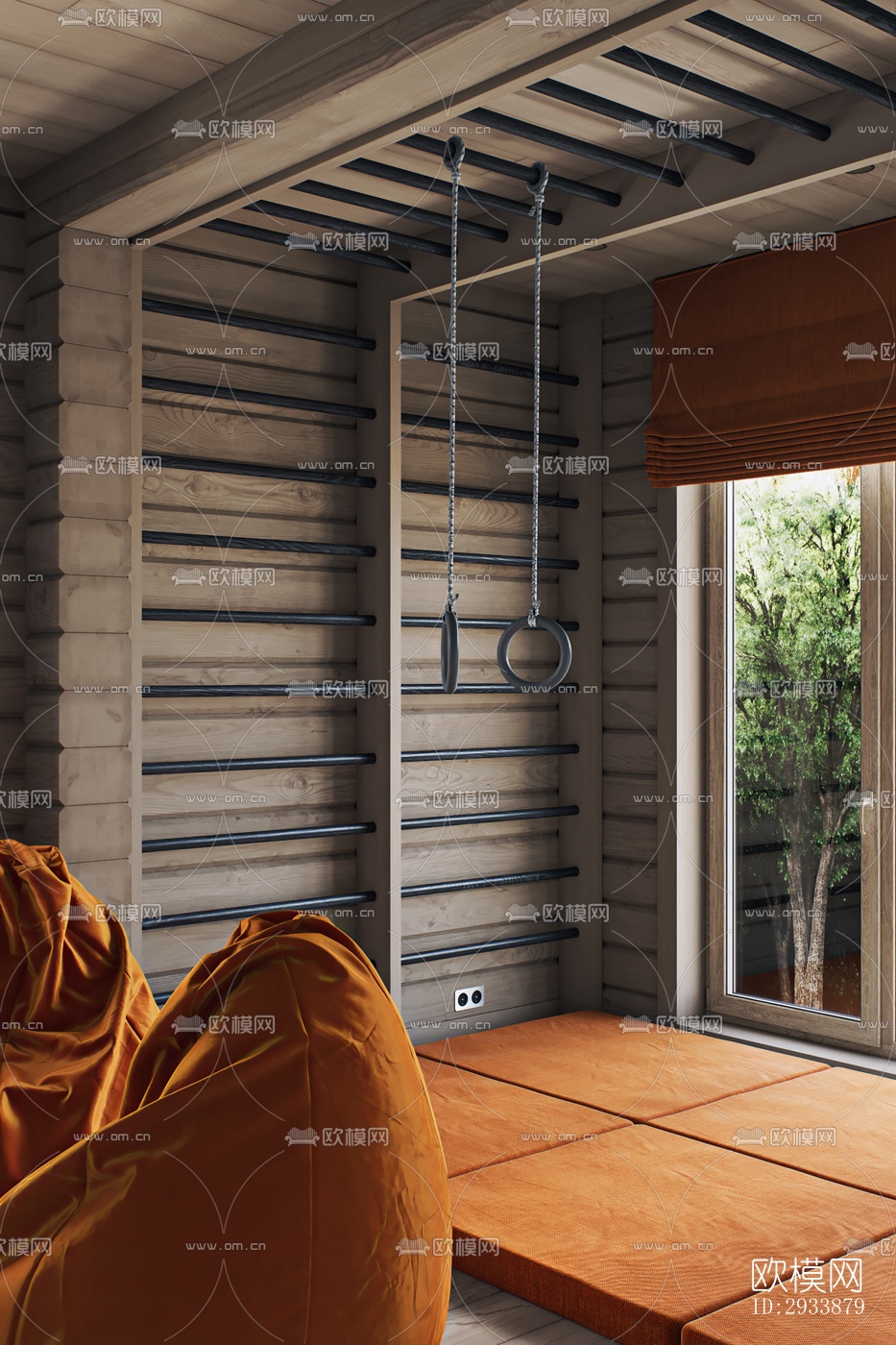 北欧别墅效果图下载（渲染图2）