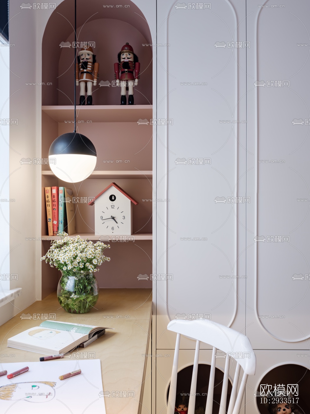 北欧公寓效果图下载（渲染图14）