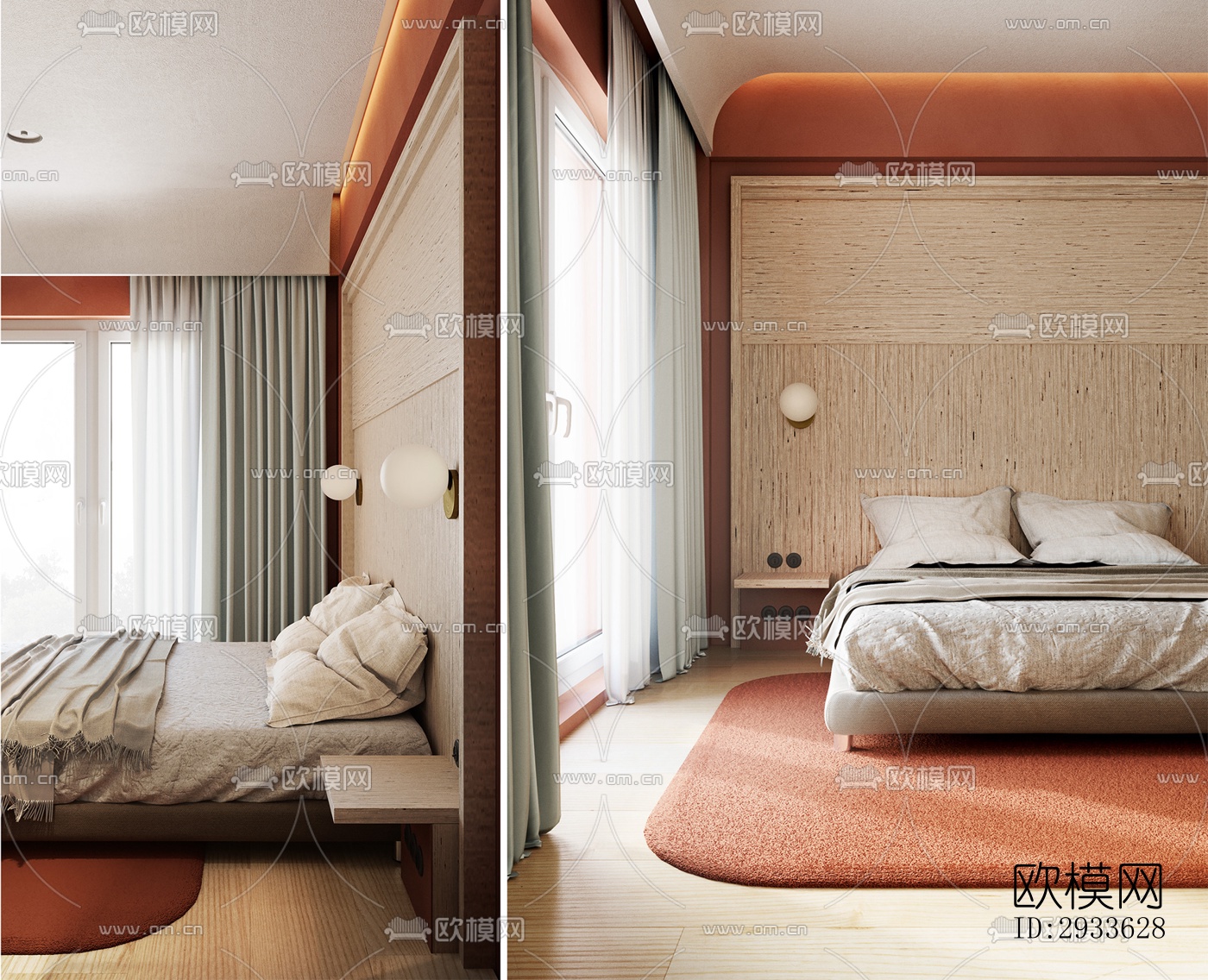 北欧公寓效果图下载（渲染图4）