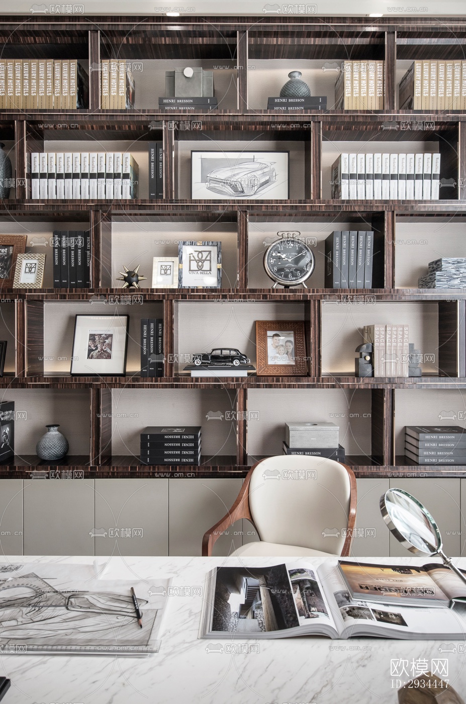 后现代平层效果图下载（渲染图7）