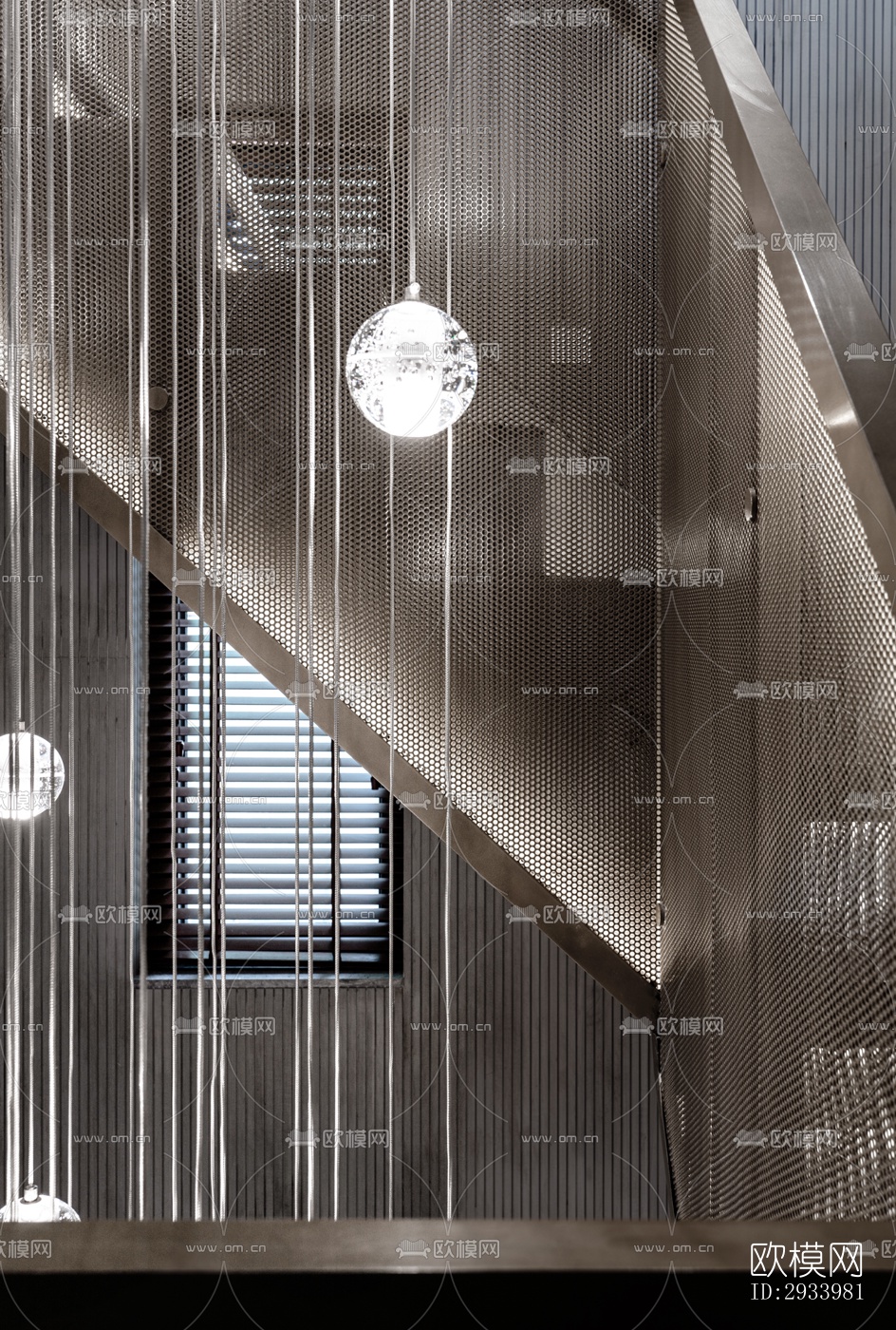 新中式别墅效果图下载（渲染图11）