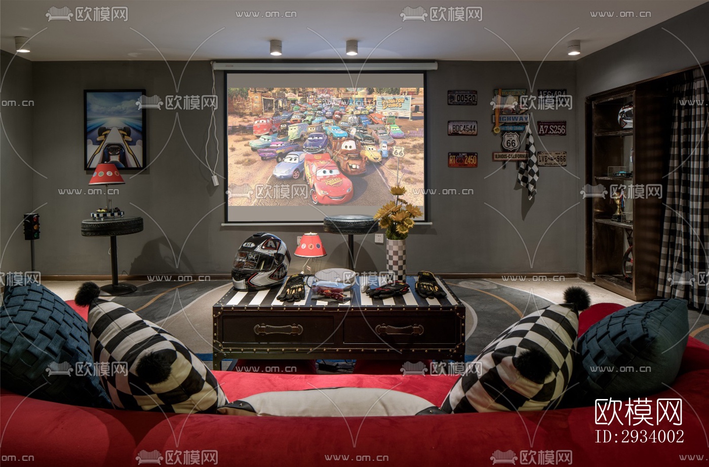 新中式别墅效果图下载（渲染图19）