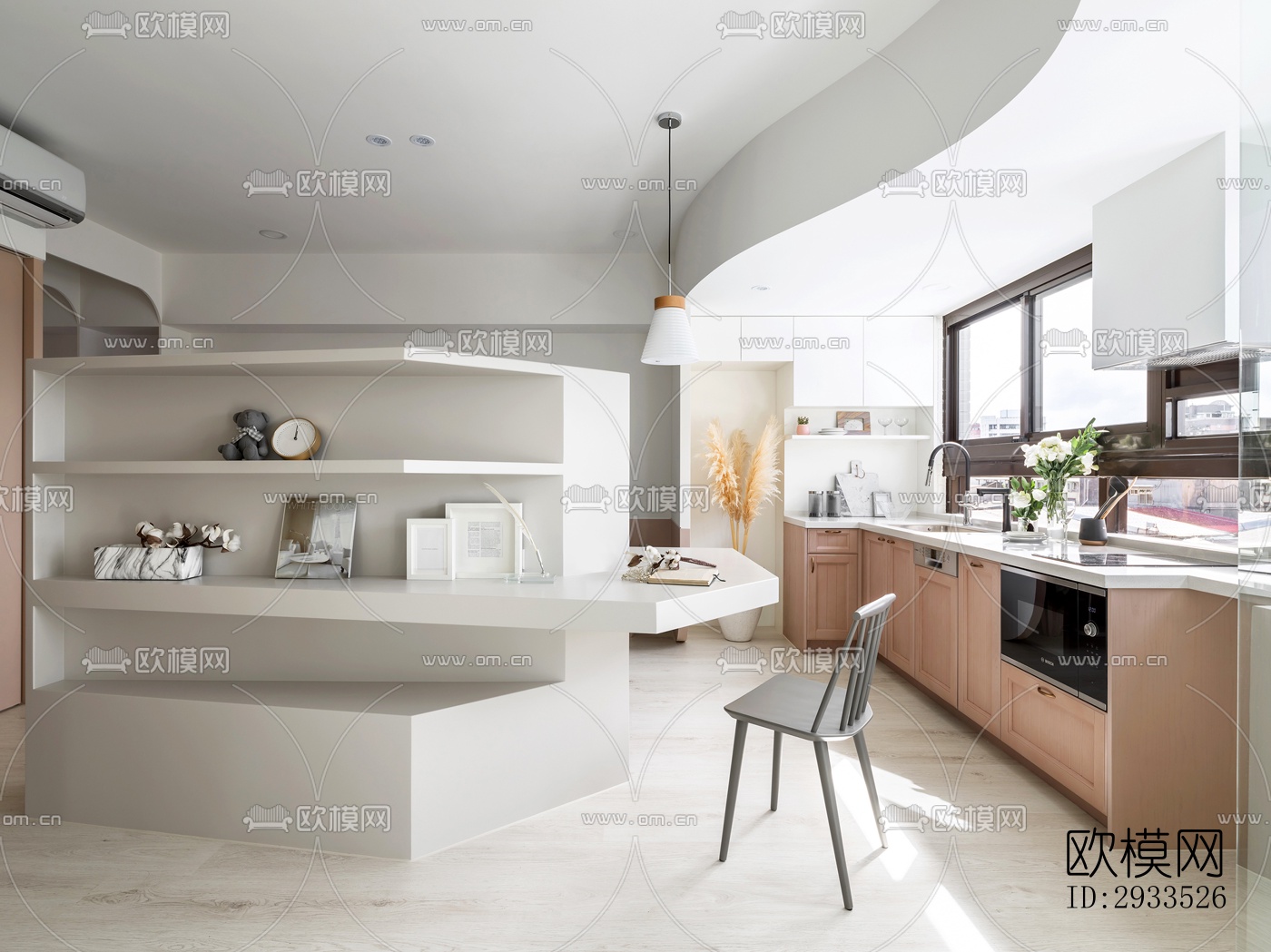 北欧公寓效果图下载（渲染图10）