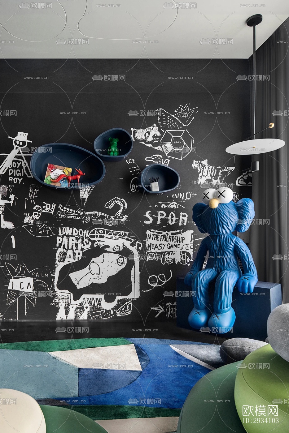 现代别墅效果图下载（渲染图11）