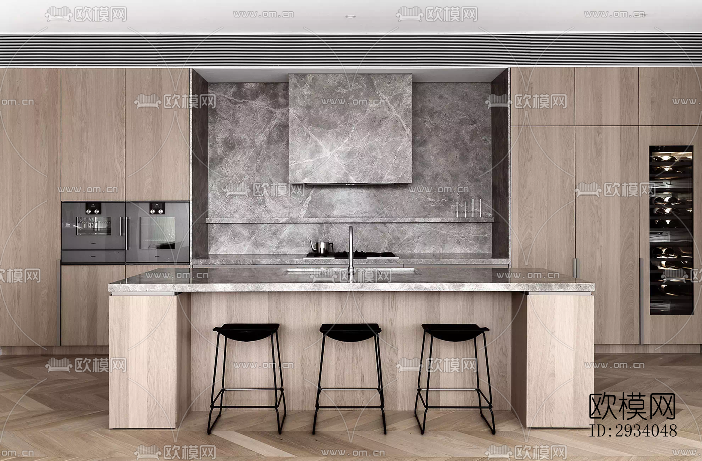 现代别墅效果图下载（渲染图11）