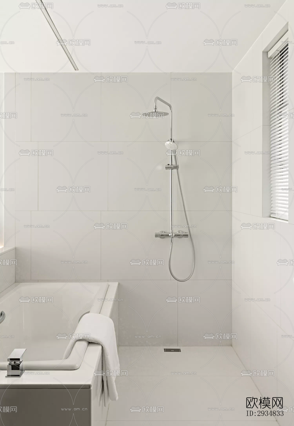 现代平层效果图下载（渲染图11）