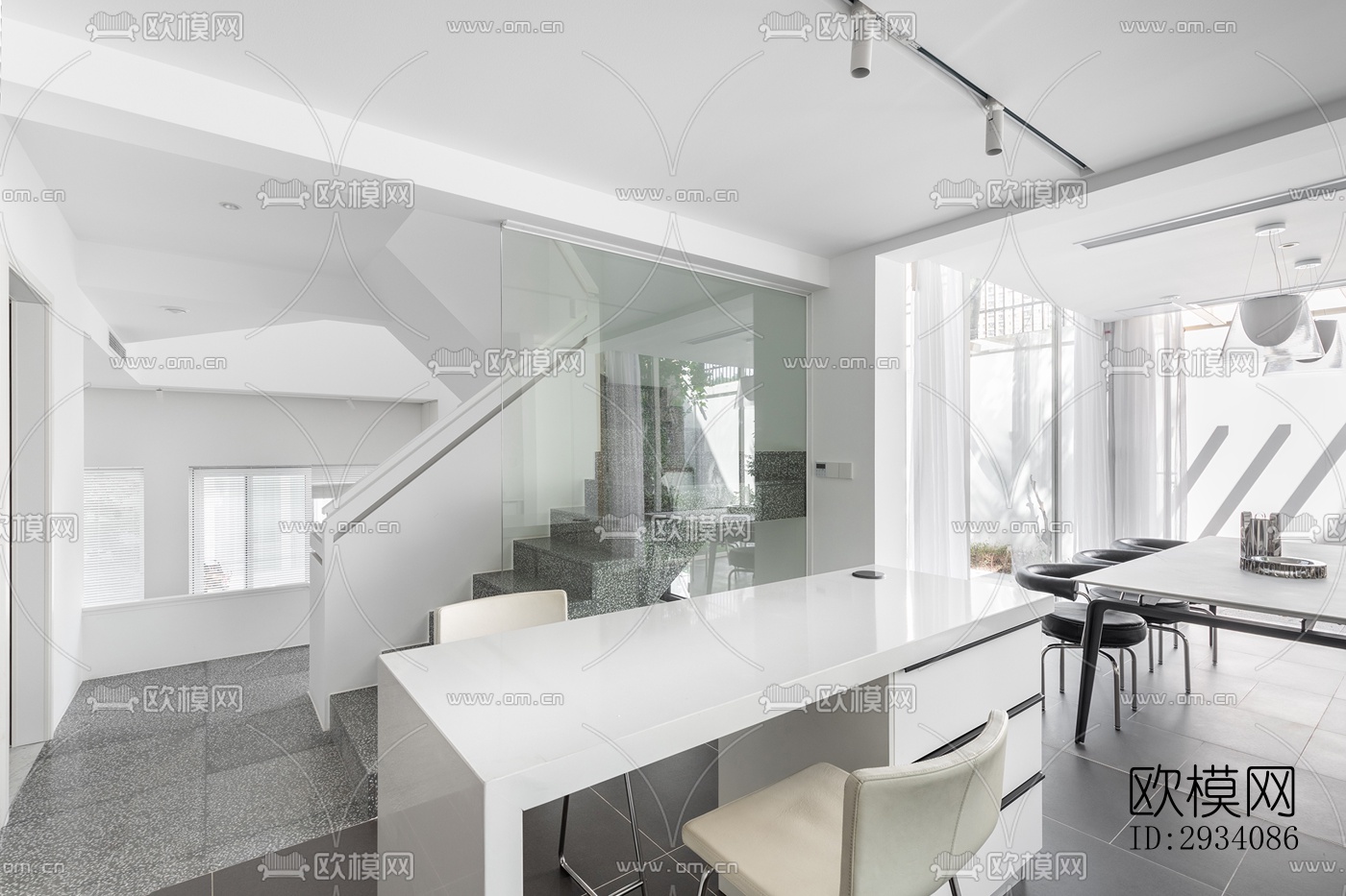 现代别墅效果图下载（渲染图5）