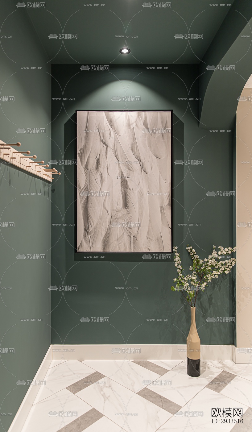 北欧公寓效果图下载（渲染图16）