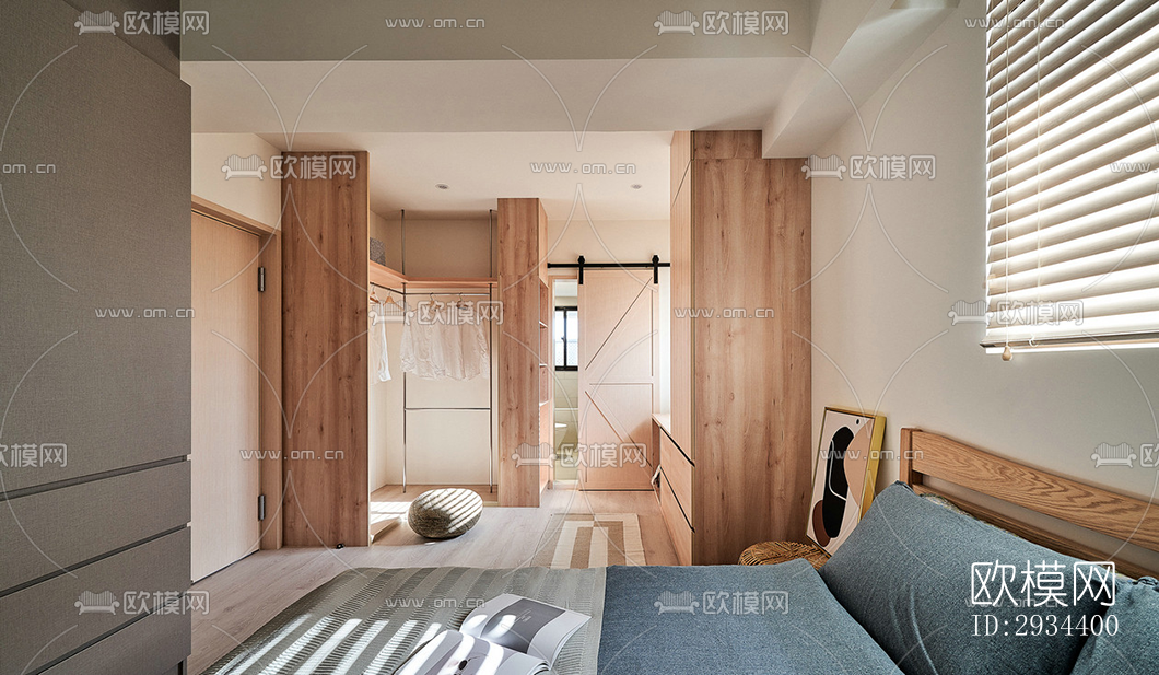 北欧平层效果图下载（渲染图12）