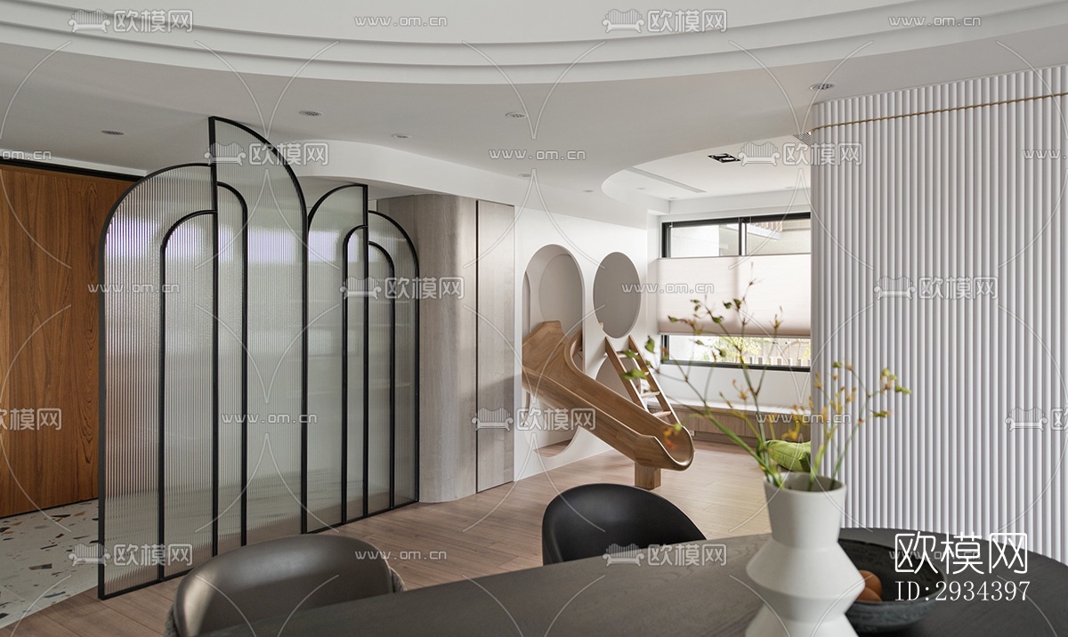 北欧平层效果图下载（渲染图14）