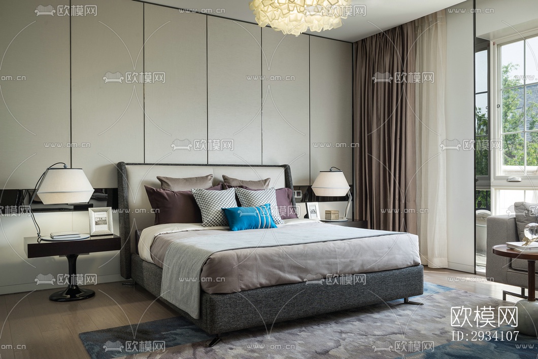 现代别墅效果图下载（渲染图7）