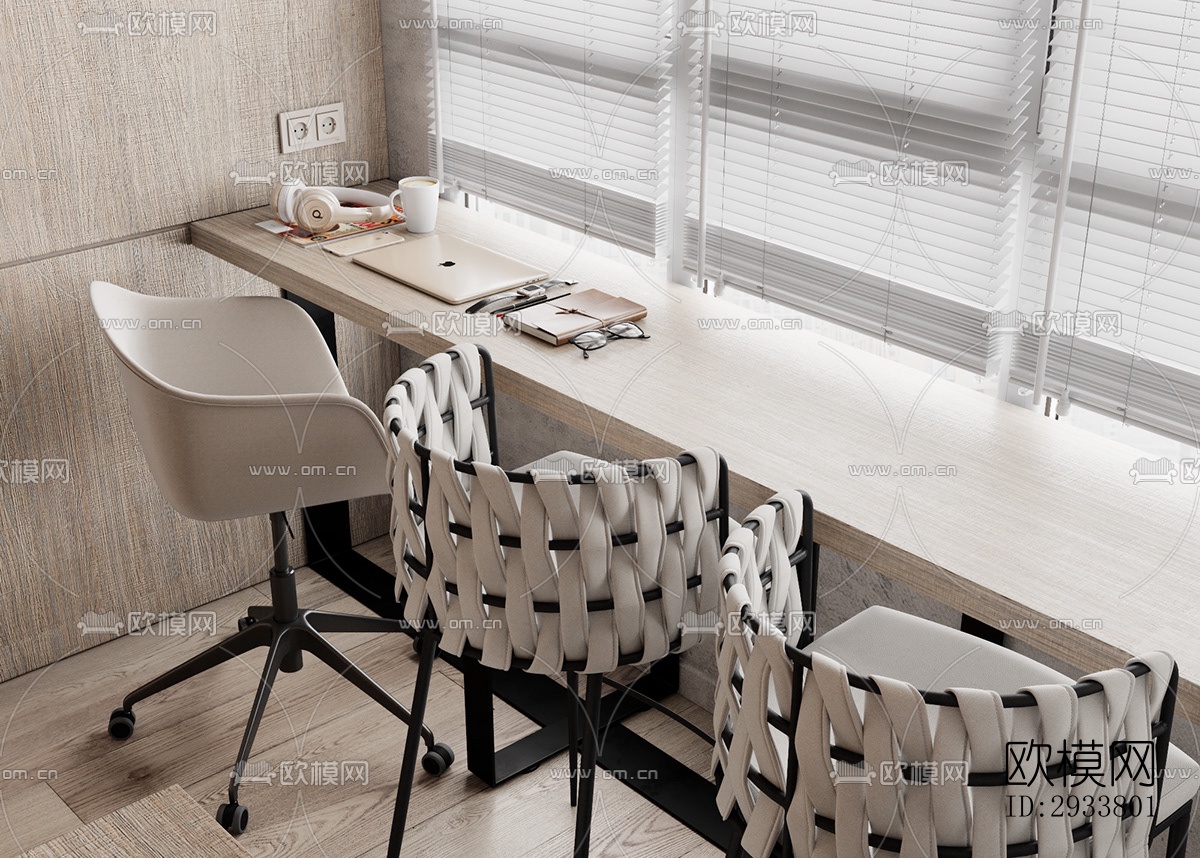 现代公寓效果图下载（渲染图2）