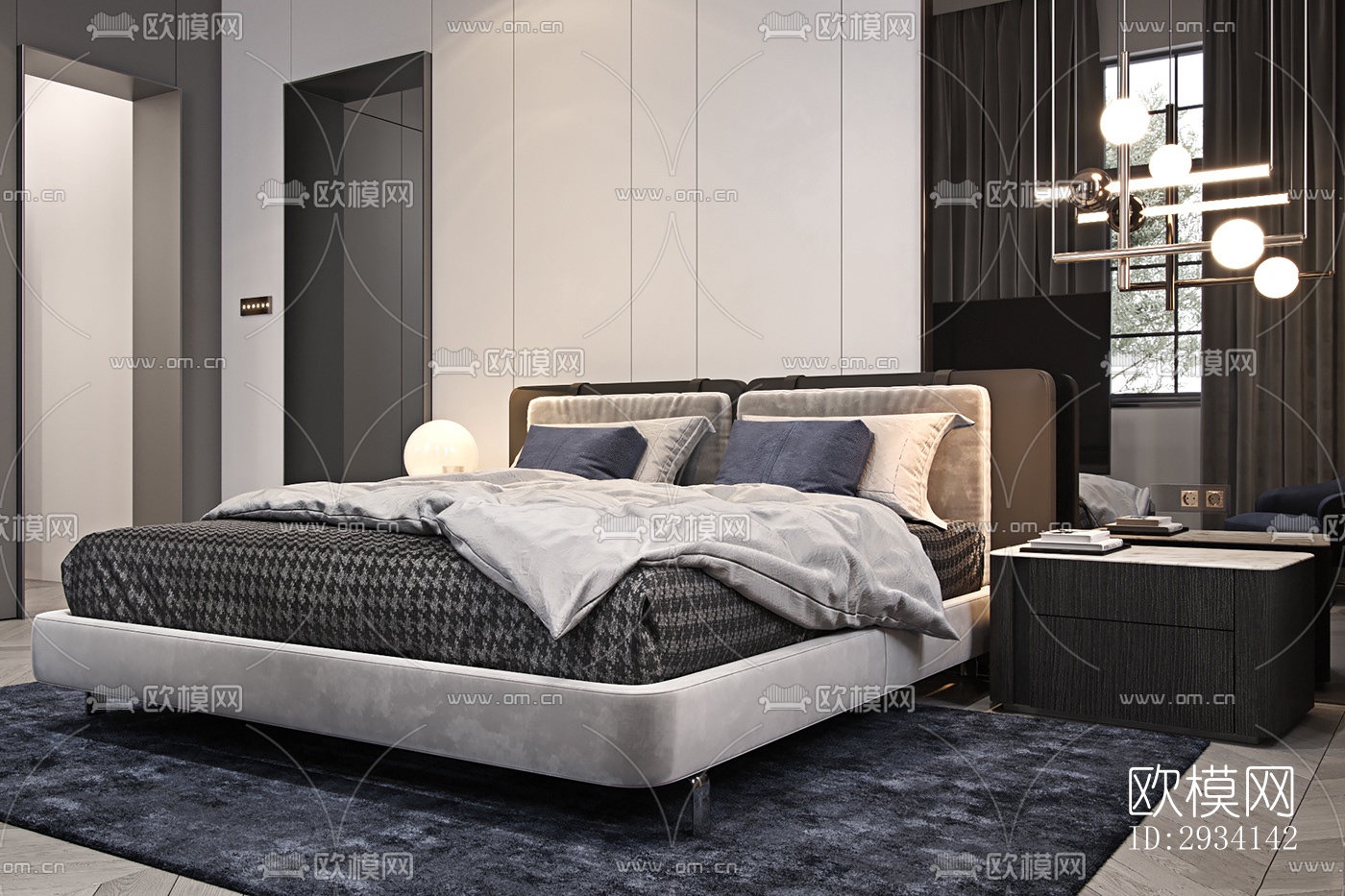 现代别墅效果图下载（渲染图6）