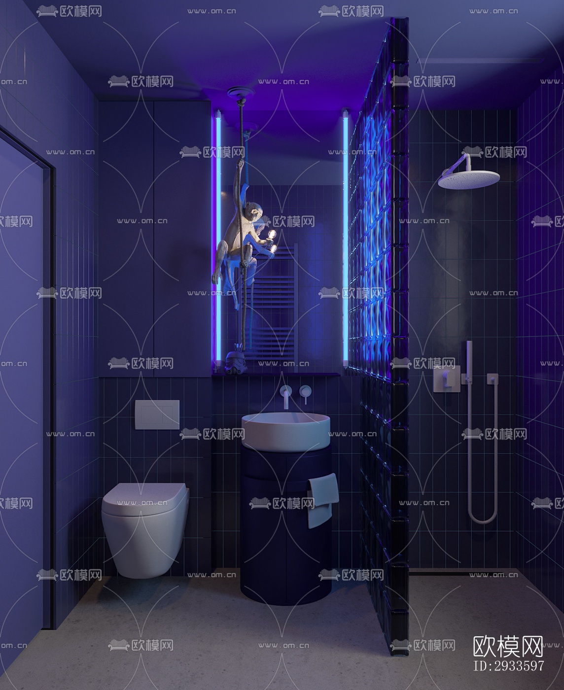 北欧公寓效果图下载（渲染图2）