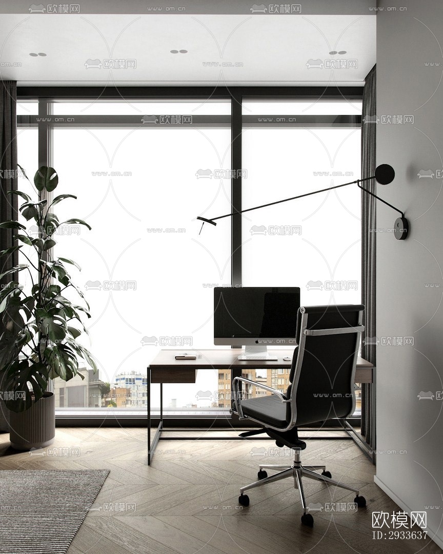 北欧公寓效果图下载（渲染图9）