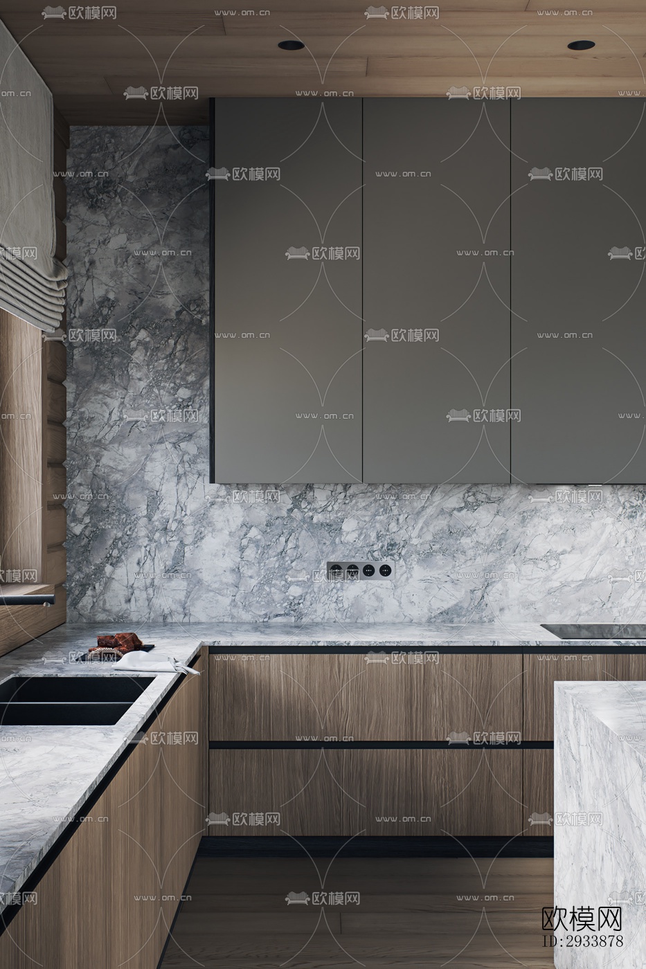 北欧别墅效果图下载（渲染图2）