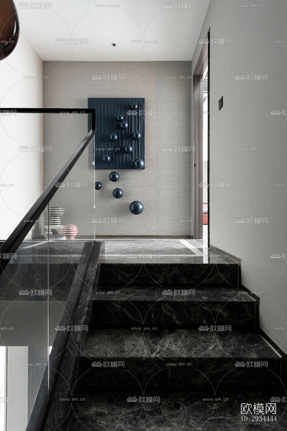 后现代平层效果图下载（渲染图14）