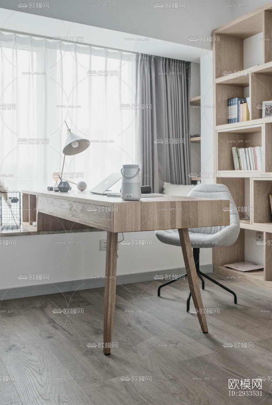 北欧公寓效果图下载（渲染图8）