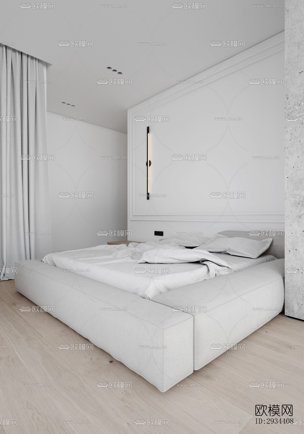 北欧平层效果图下载（渲染图11）