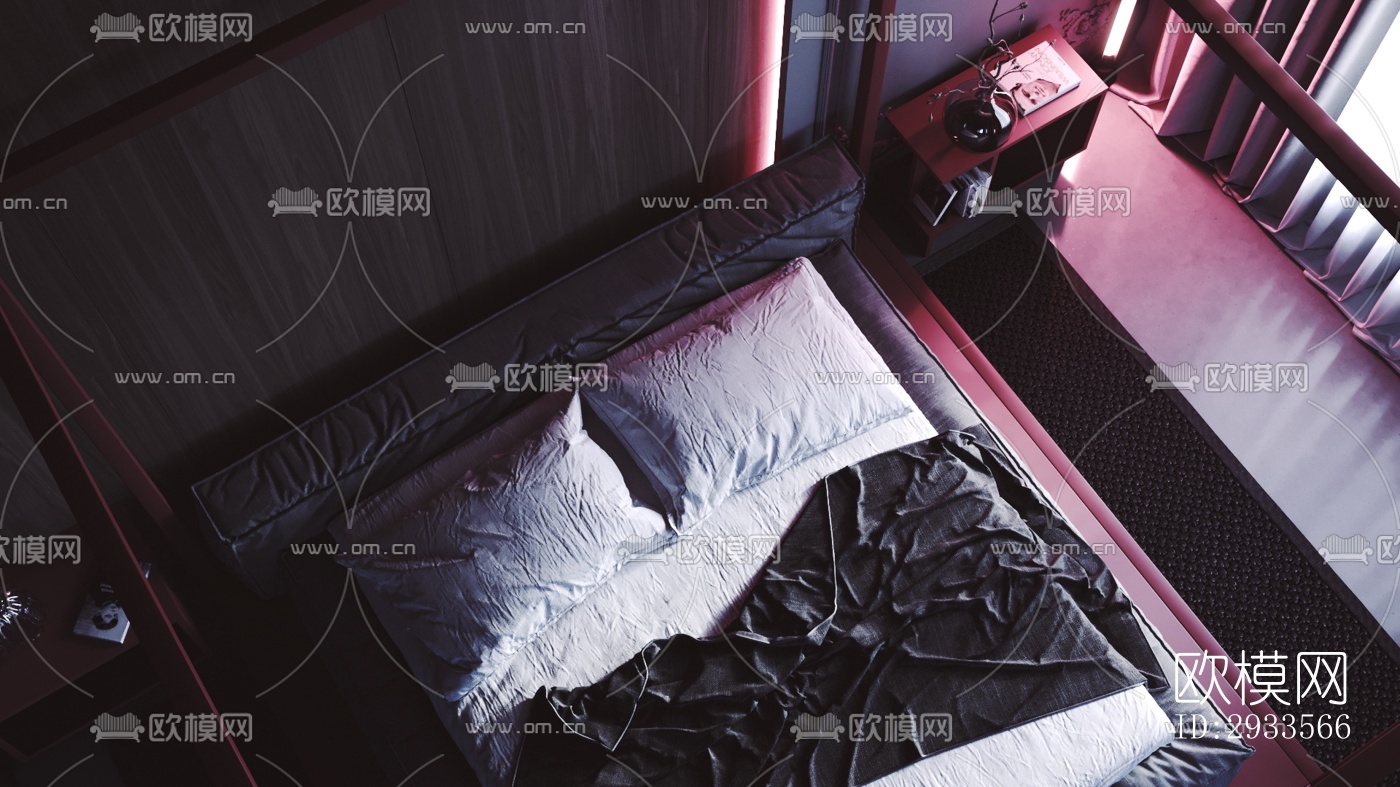 北欧公寓效果图下载（渲染图12）