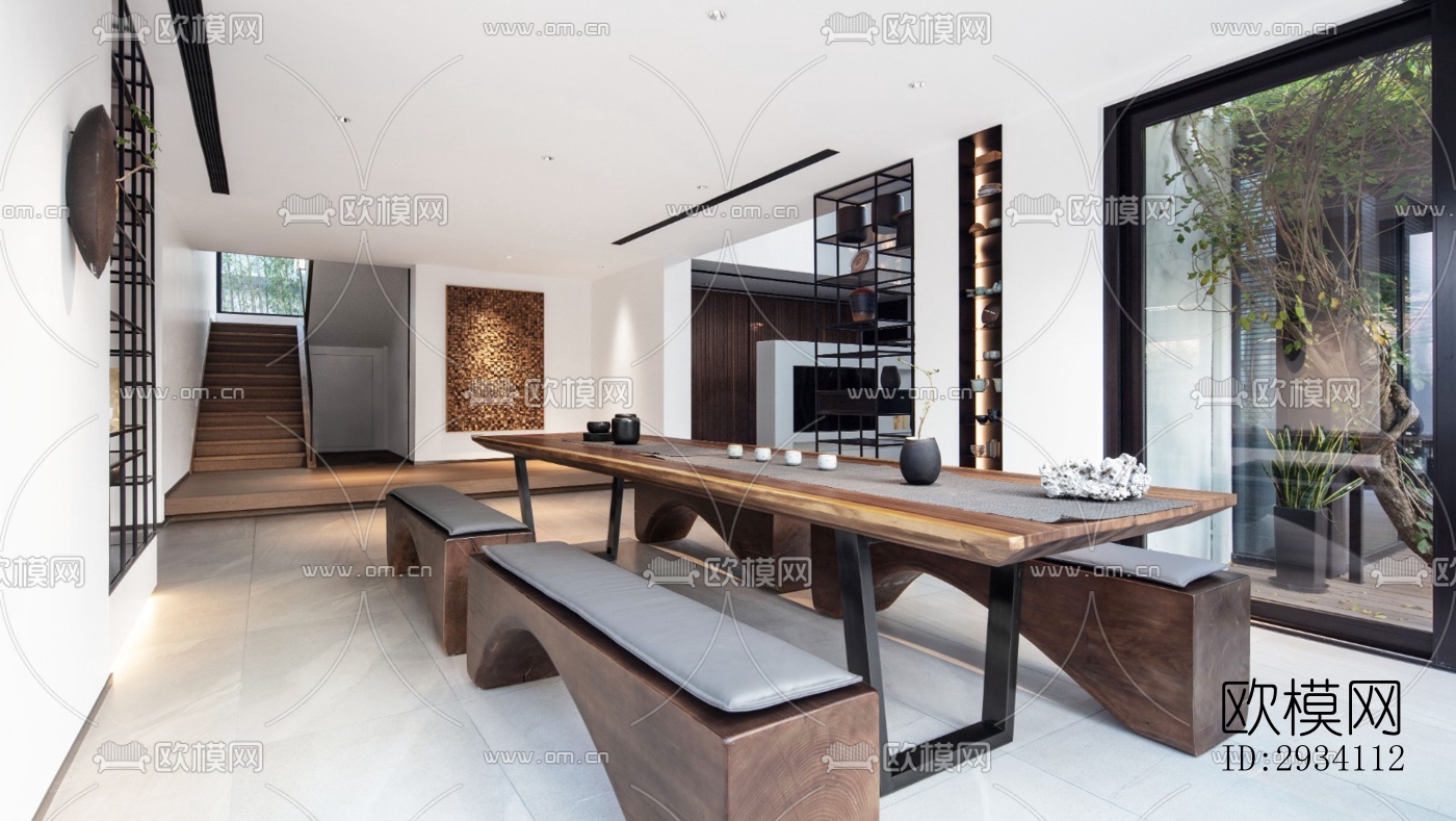 现代别墅效果图下载（渲染图4）