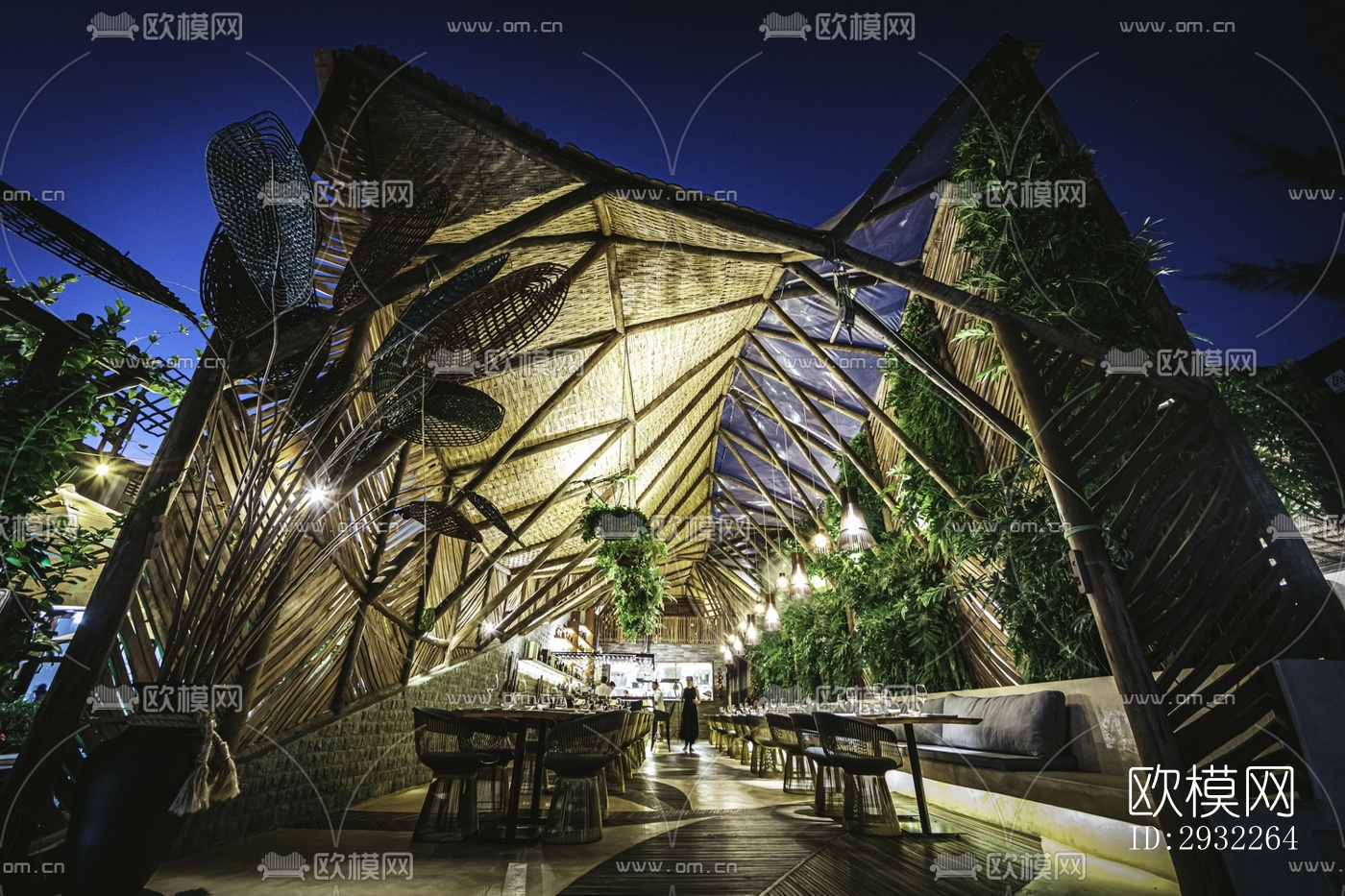 东南亚酒吧效果图下载（渲染图1）