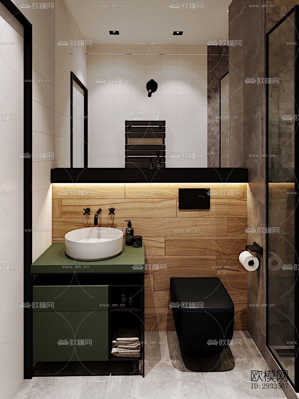 北欧公寓效果图下载（渲染图7）