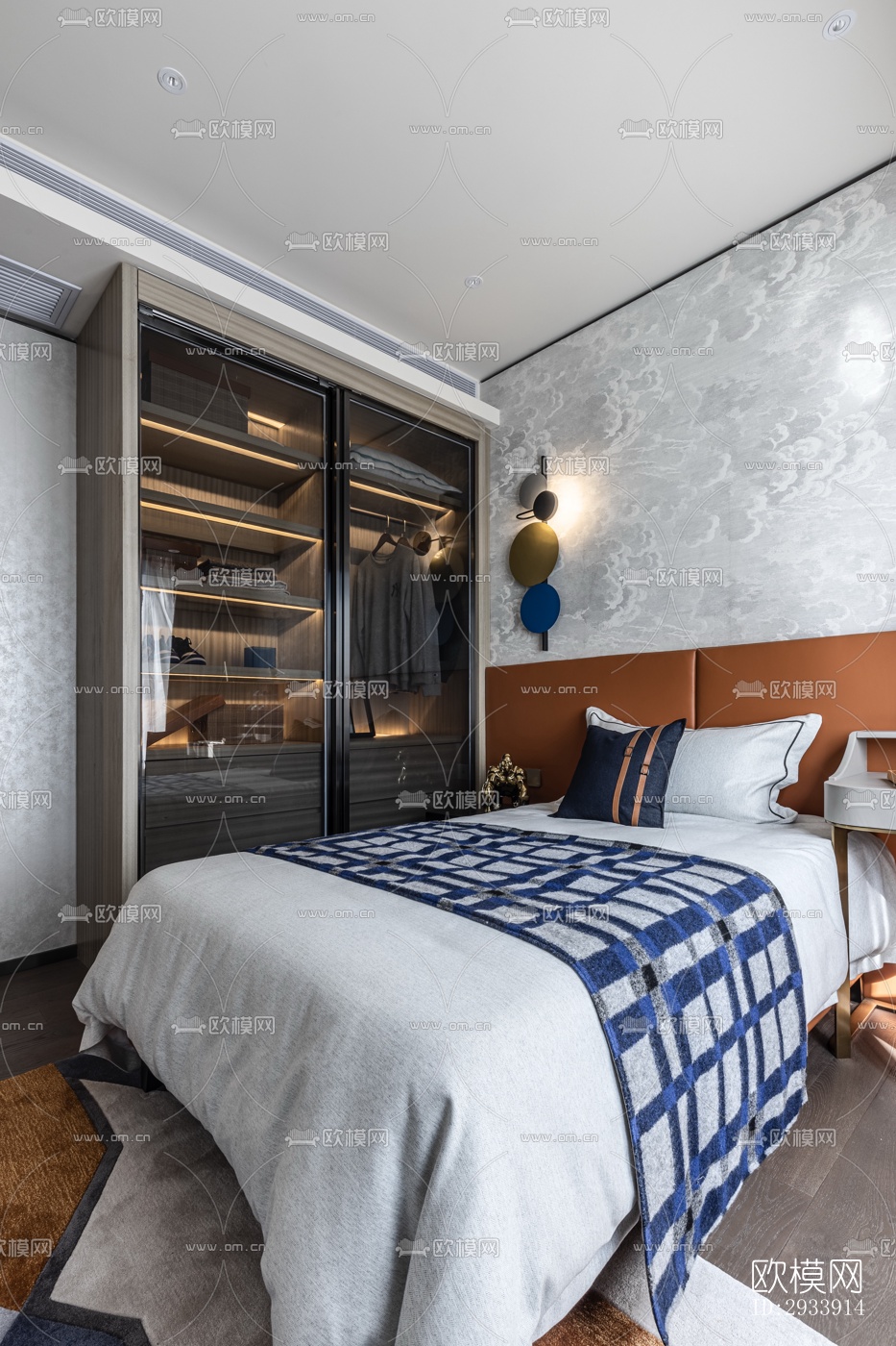 新中式别墅效果图下载（渲染图11）