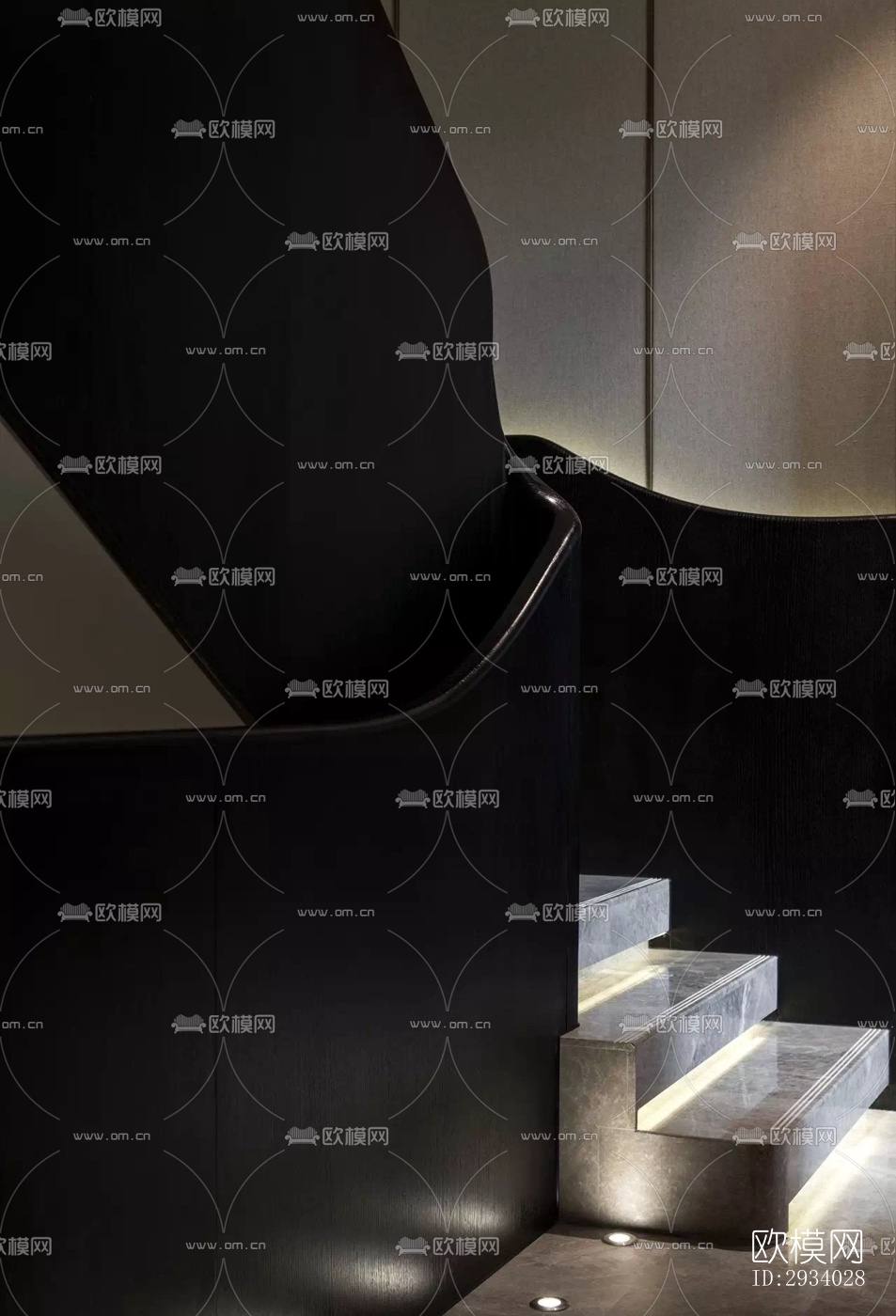 新中式别墅效果图下载（渲染图5）