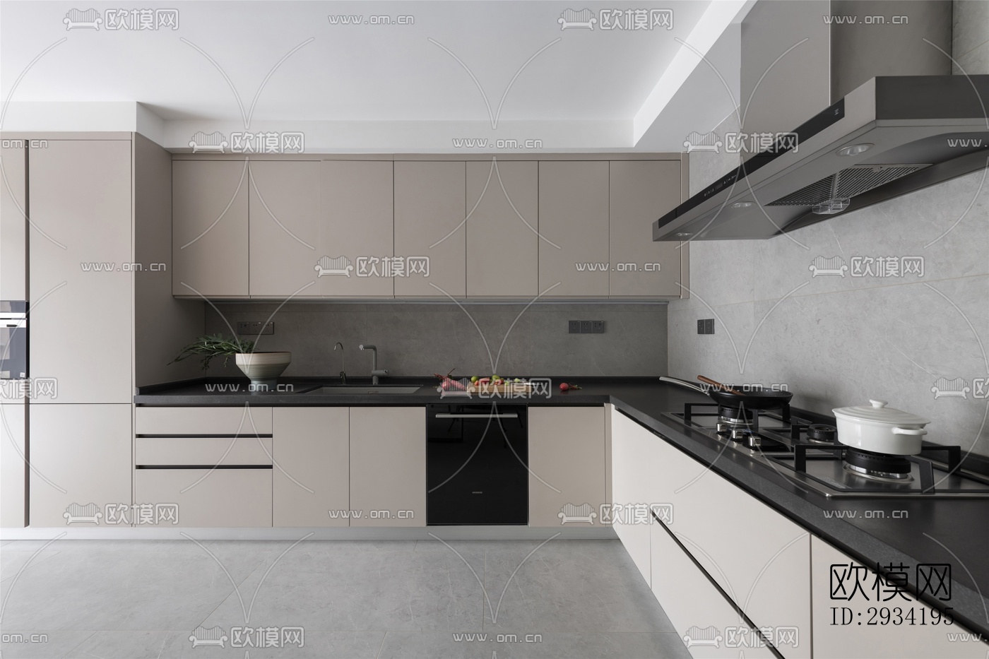 新中式复式效果图下载（渲染图13）